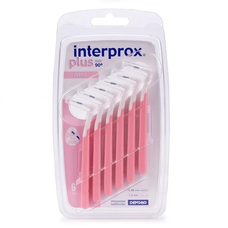 Periute Interdentare Dentaid Interprox Plus ISO 0.6mm Roz