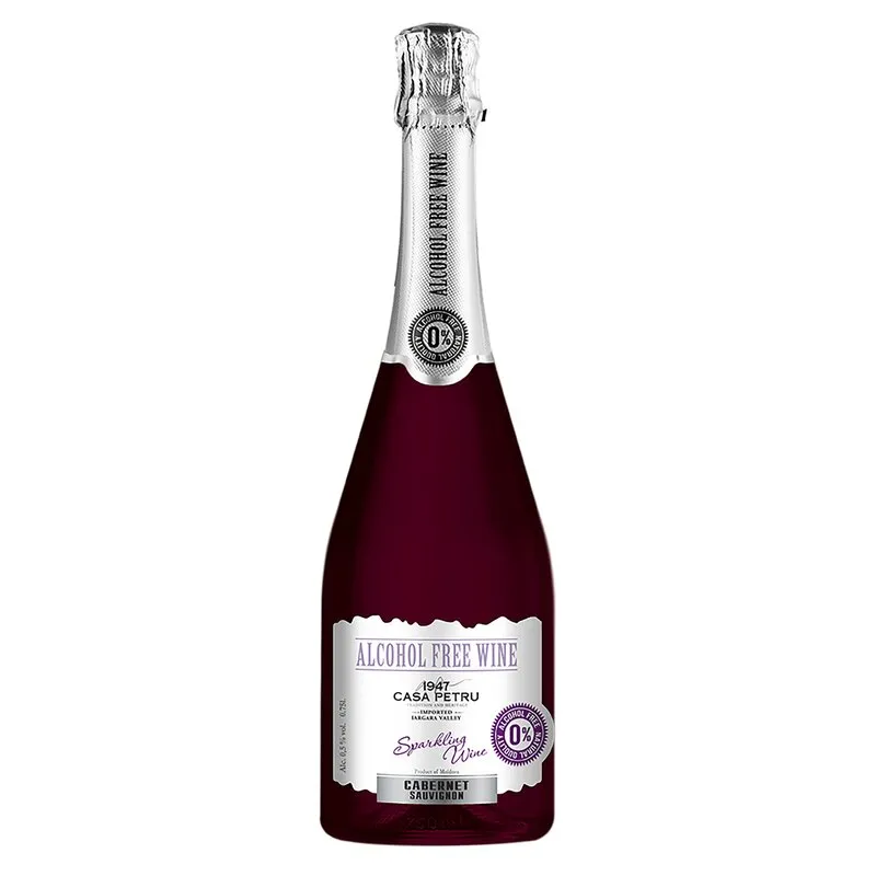 Vin Spumant Fara Alcool Cabernet Sauvignon - Casa Petru