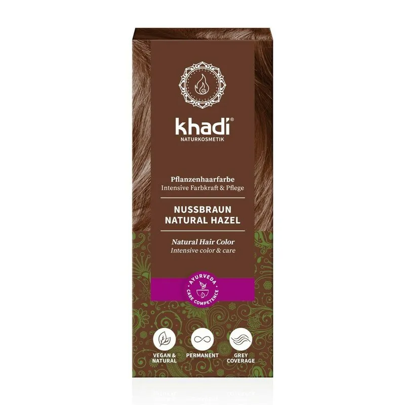 Vopsea de par naturala Saten Nuca Khadi 100gr